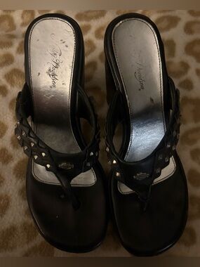 Harley Davidson Heeled Sandals